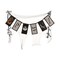 BuySeasons 248359 36 in. The Nightmare Before Christmas Spooky Cheesecloth Banner - Multicolor